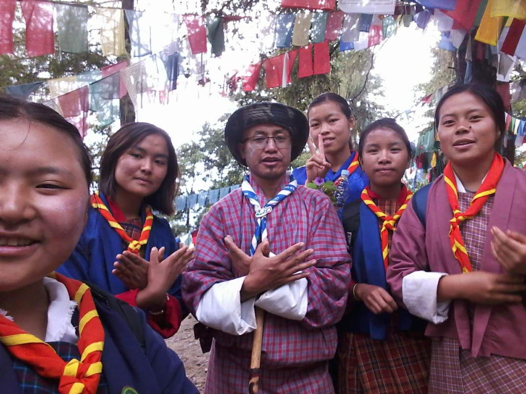 Community service at Drukgyel Dzong