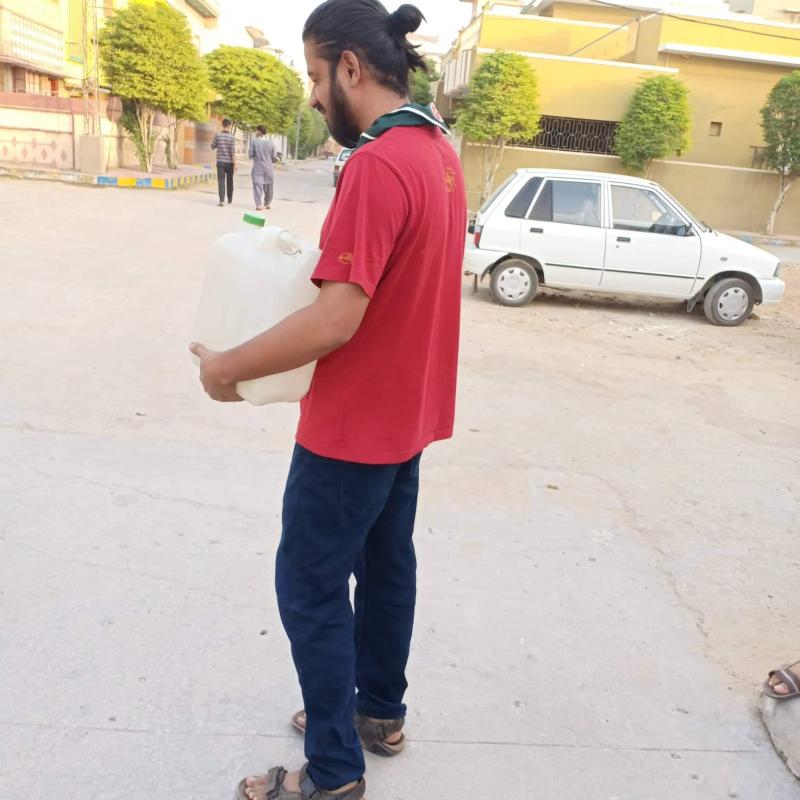 Social Service ( Water delivering activity )

