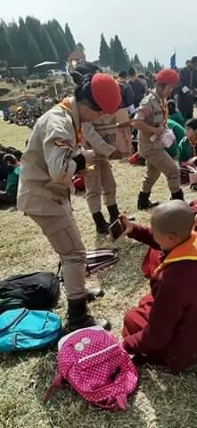 Refreshments and lunch serving by the Rovers