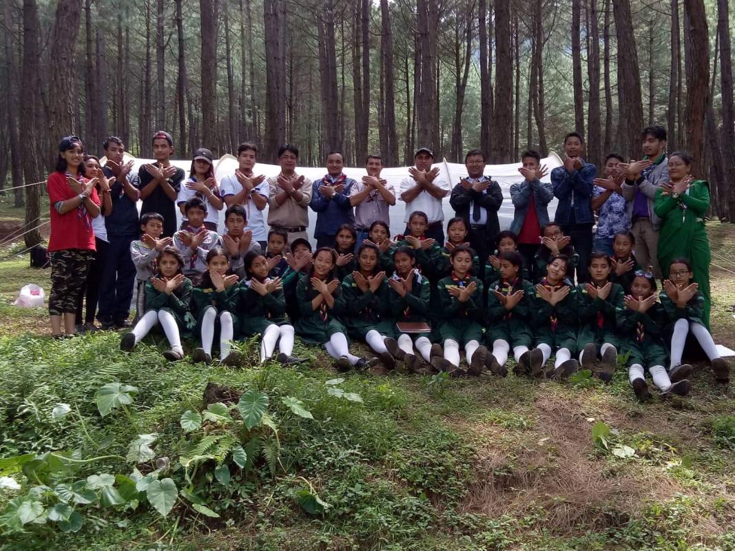 Camping; a learning place