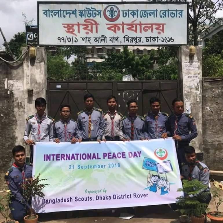 International messenger of peace day celebrating