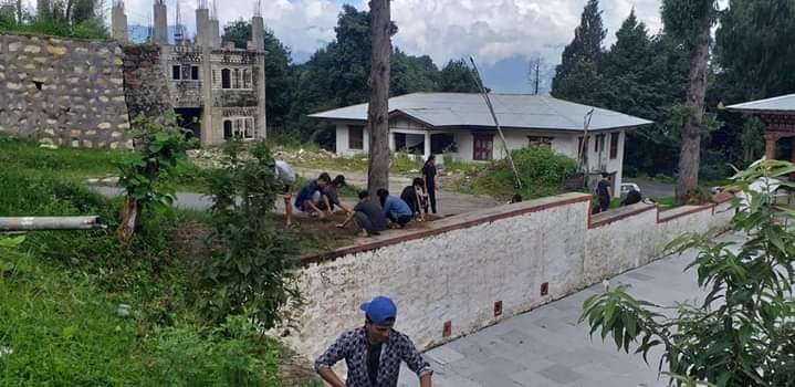 Beautification of college Zangdopelri