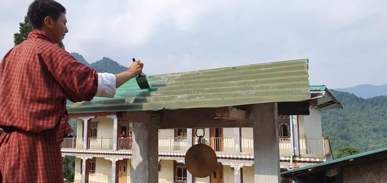 Painting School Bells  House