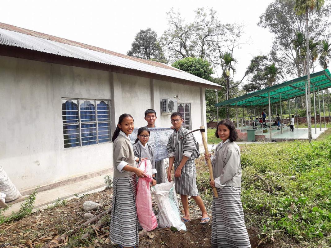 " Mass Cleaning Around Youth Center."