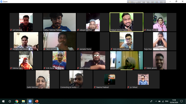 virtual cru meeting (Sylhet open rover scout group)