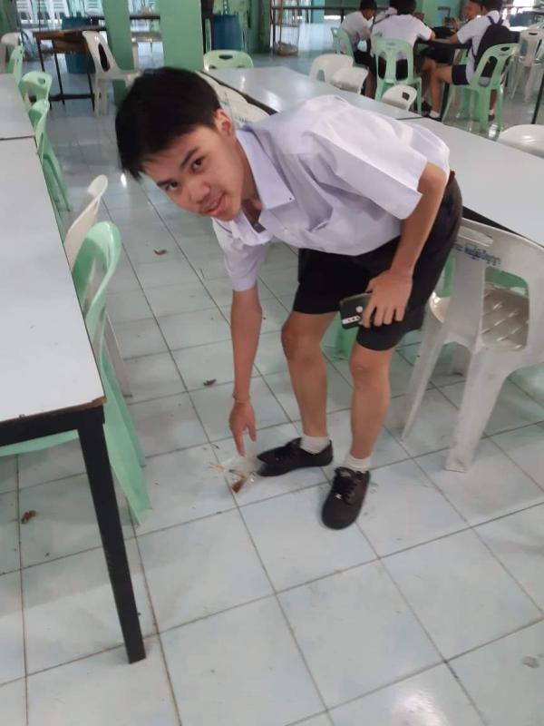เก็บขยะ