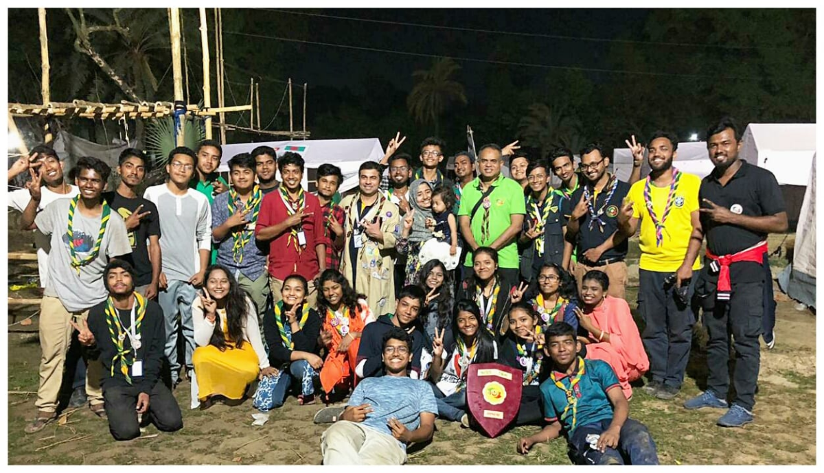 10 th Bangladesh And 3 rd Saanso scout jamboree 2019