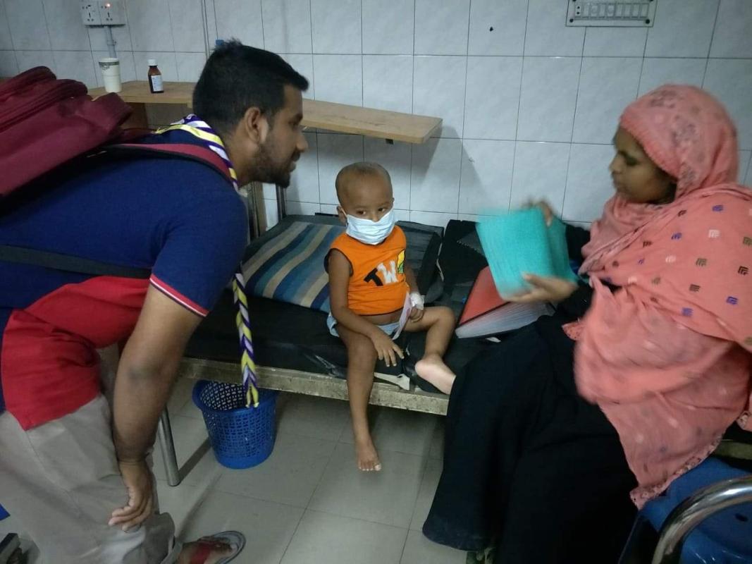 ক্যান্সার আক্রান্ত শিশুদের সেবা প্রদান