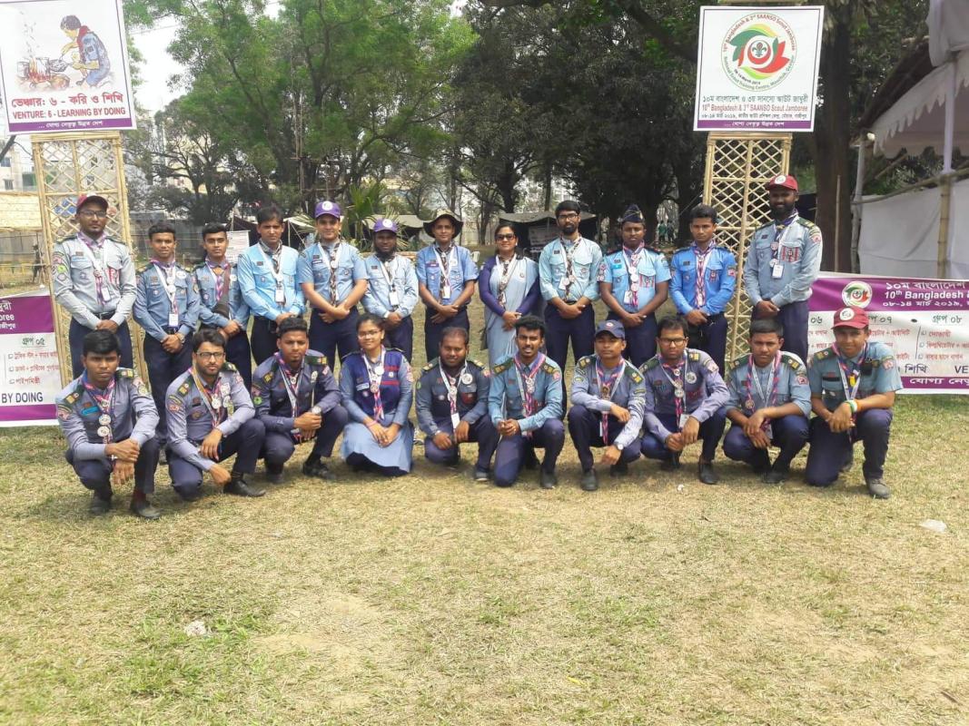 ১০ম বাংলাদেশ ও ৩য় সানসো স্কাউট জাম্বুরীতে সেচ্ছাসেবক কার্যক্রম।