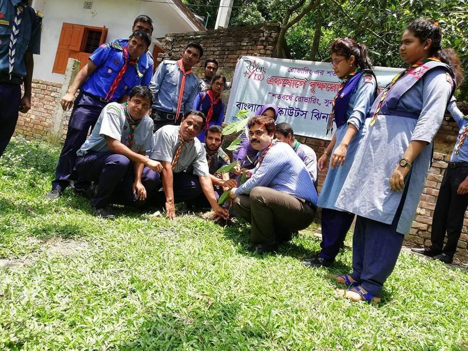 বিশ্ব শান্তি দিবস উদযাপন উপলক্ষে বৃক্ষরোপণ করা হয়