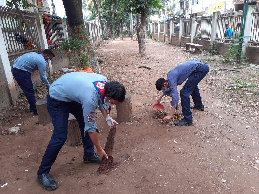 পরিস্কার পরিচ্ছন্নতা অভিযান 