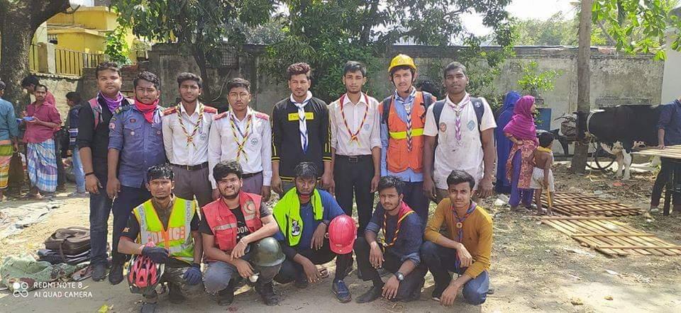 অগ্নিকান্ডে সেবাদান