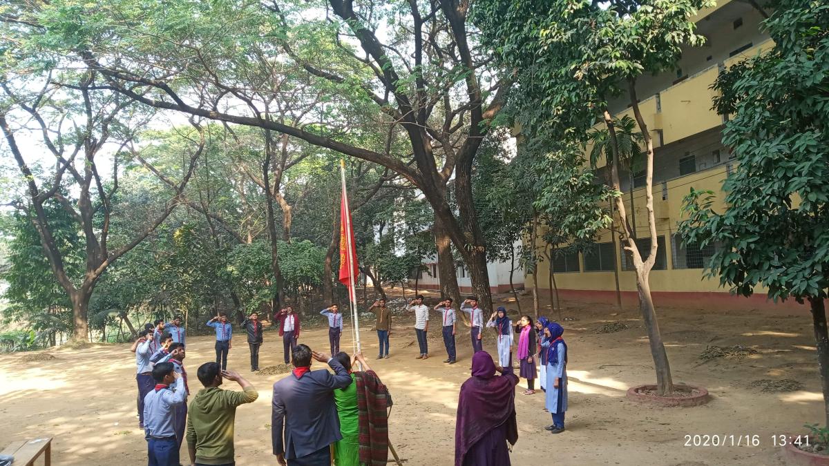 সাপ্তাহিক ক্রু মিটিং সরকারি বাঙলা কলেজ রোভার স্কাউট গ্রুপ 
