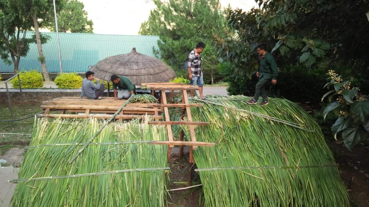 Repairing of Gazebo at CNR