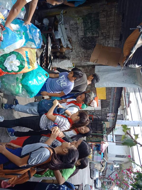 Day 4 Community Service SWA Entry of Caloocan High School Senior Scouts