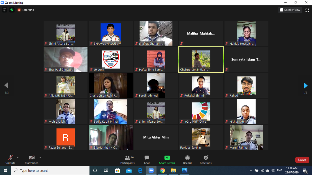 1st Online National Youth Forum 2020
