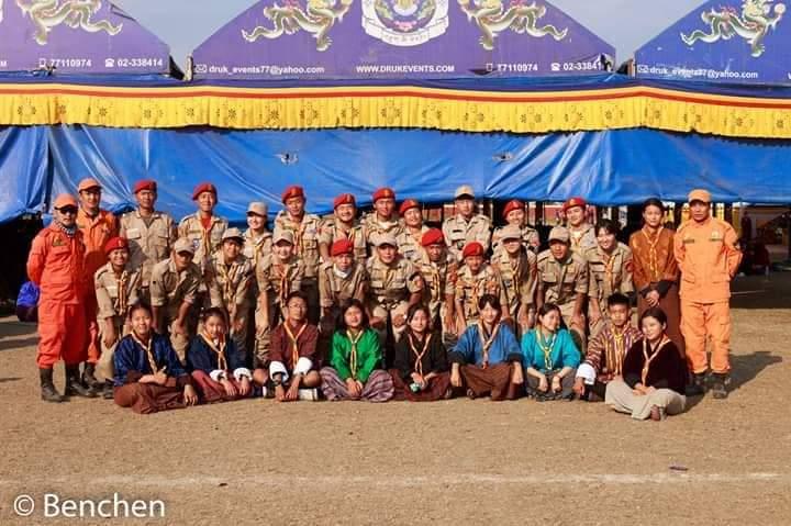 The moelam chanmo was organised and conducted at Gelephu for the well being of all sentient beings. scouts,with their whole heart gave a helping hand in it. 