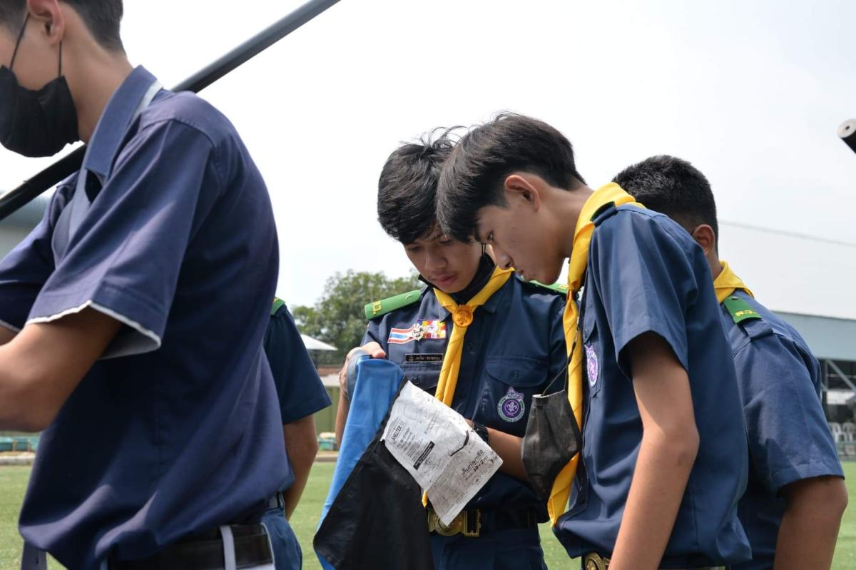 ร่วมกิจกรรมลูกเสือ