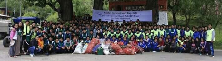 Dzongkhag cleaning camping 