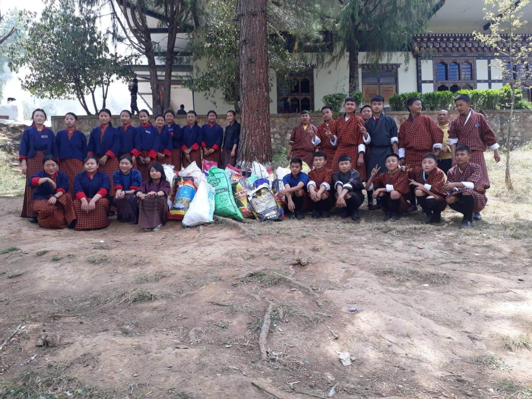 segregating school's waste 