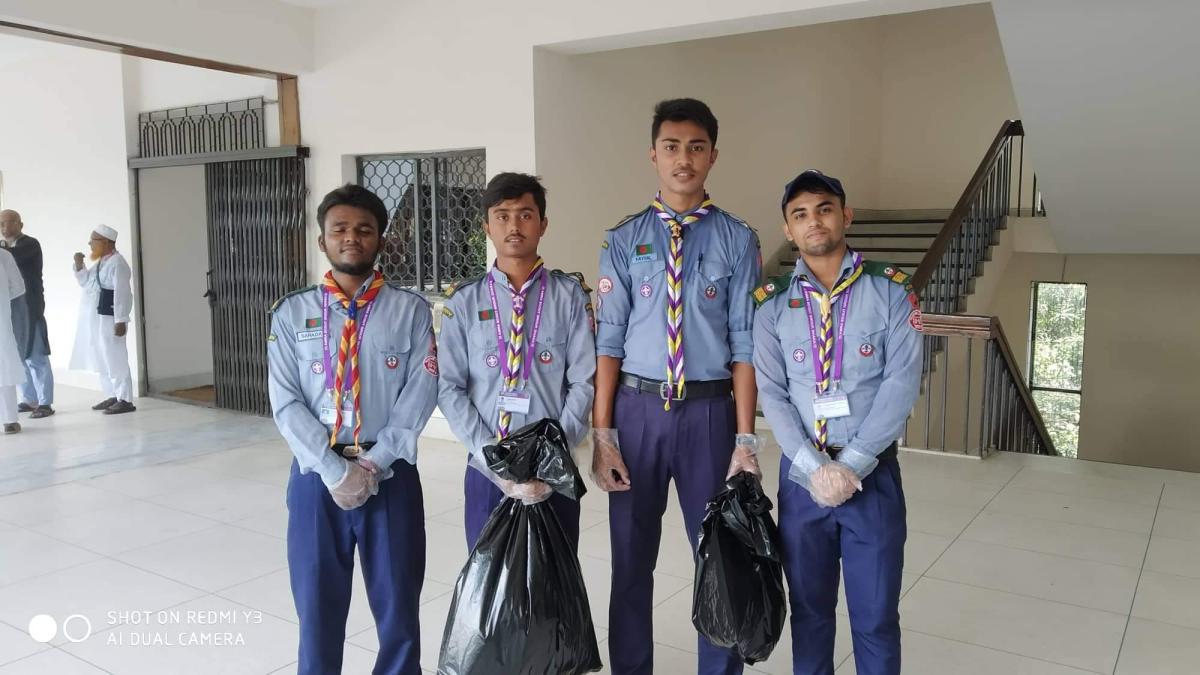 হজ্জ কাম্প পরিস্কার পরিচ্ছন্নতা অভিযান 