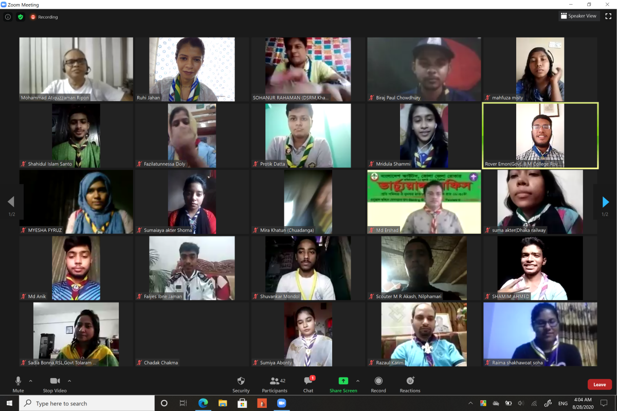 Dialogue for peace Workshop closing and last day