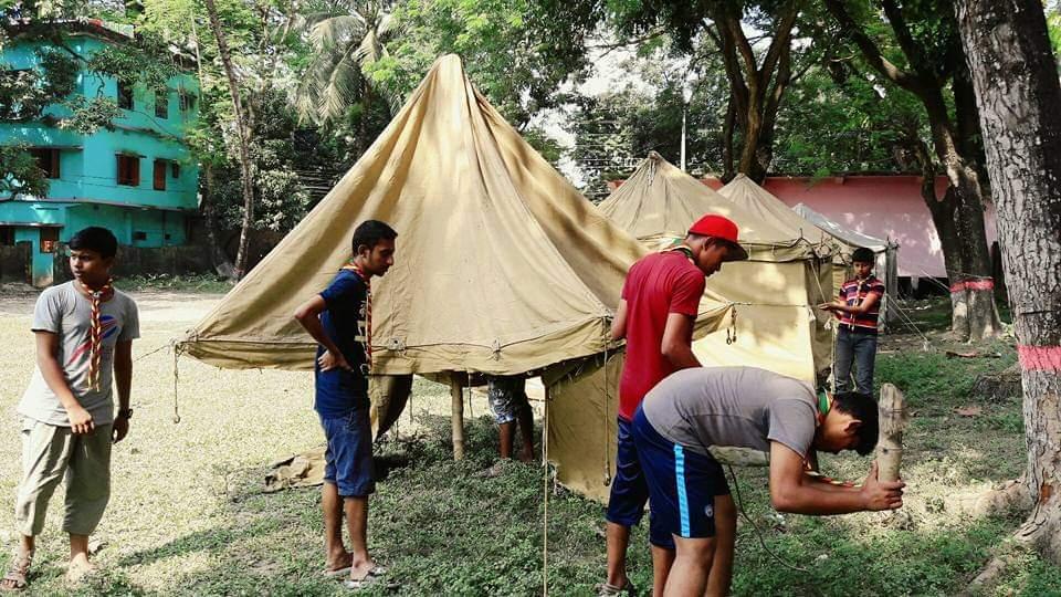 তাবু গঠন 