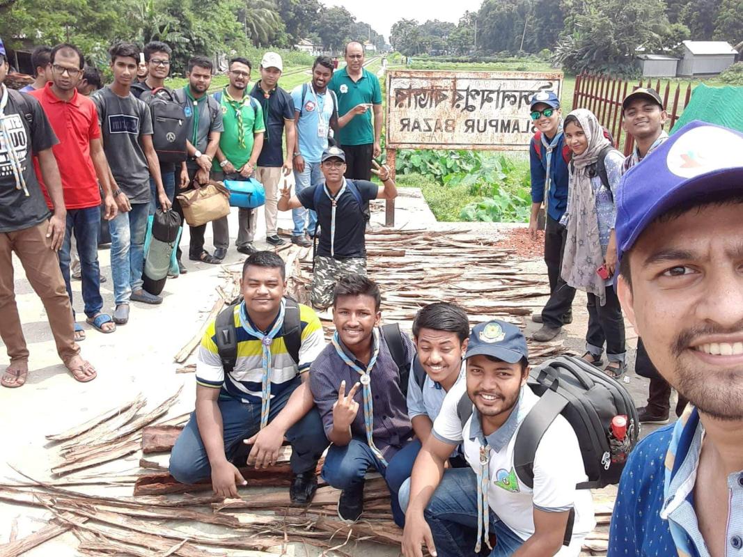 SDG survey at Jamunar Char, Jamalpur
