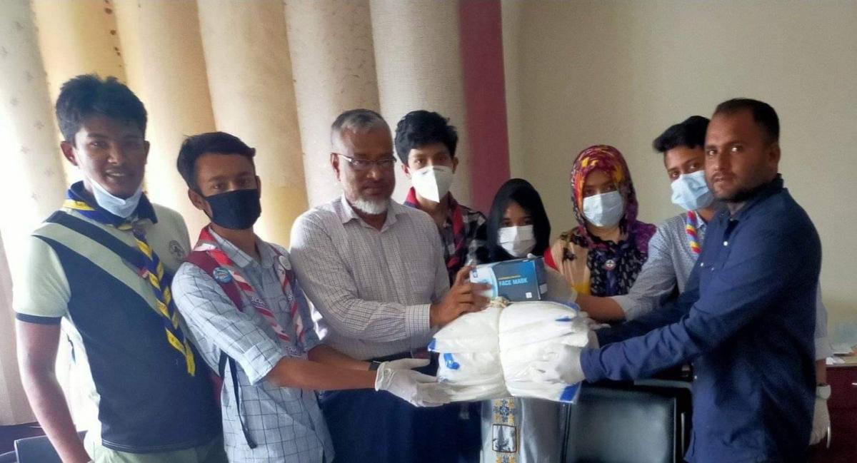 পিপিই ও মাস্ক বিতরণ ২০২০