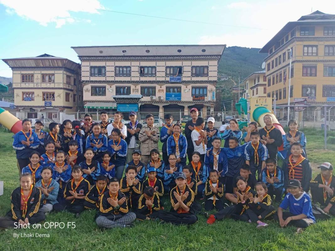 Mass cleaning of Paro town #CleanBhutan