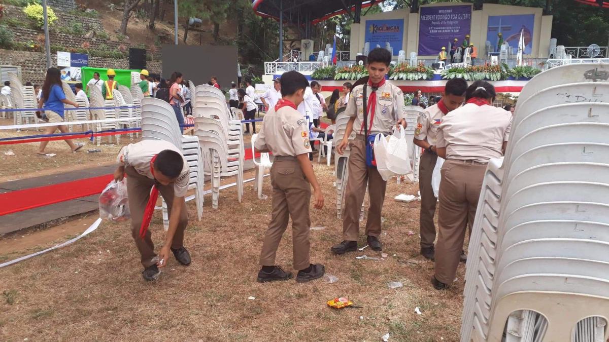 Clean-Up Campaign in Mt. Samat