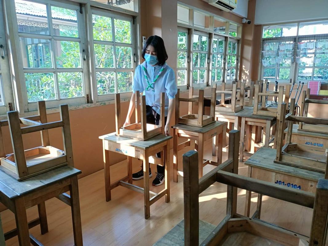 จิตอาสาทำความสะอาด