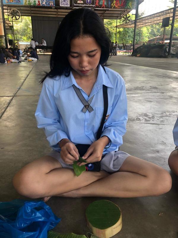 ทำกระทงบริจาควัด