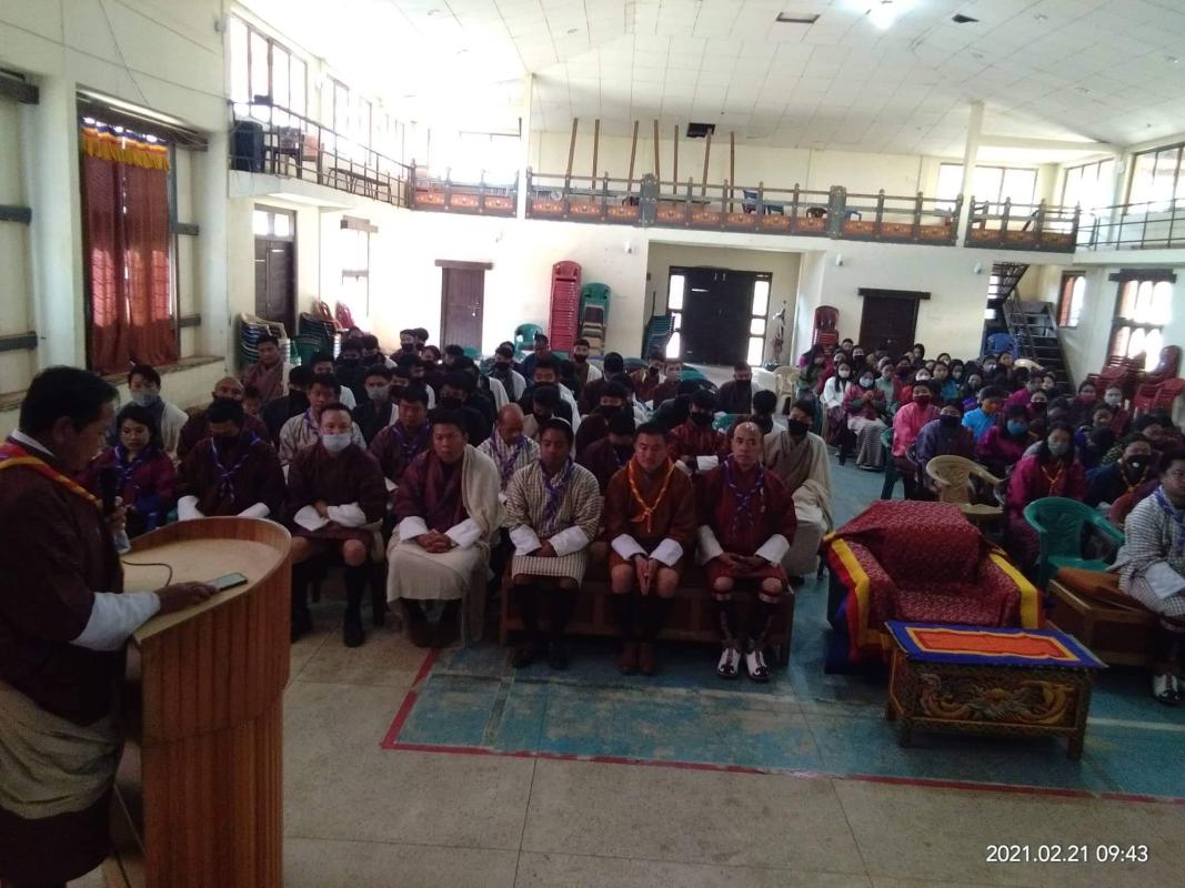 Celebration of His Majesty's birth anniversary and national scout day. 21-02-2021