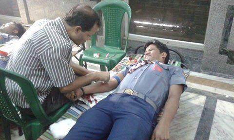 blood donation campaign.