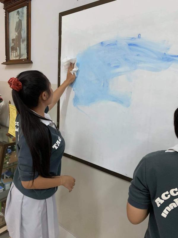 ทำความสะอาดกระดาน