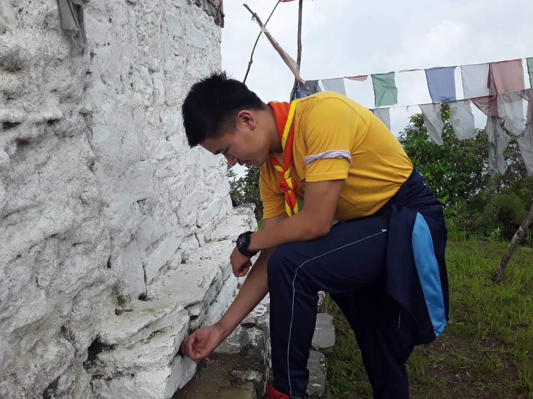 Community service during 2nd kings camp
