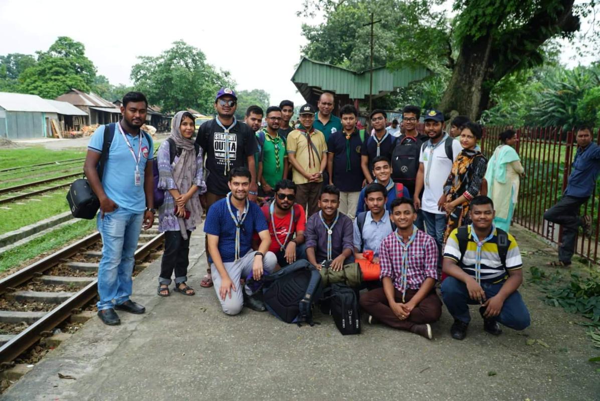 SDG survey on Jamuna Char, Jamalpur - by Crystal Open Scouts