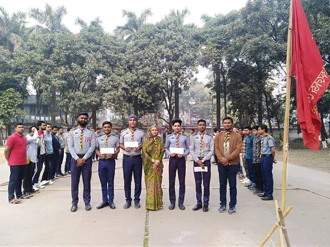 Weekly Crow Meeting Dhaka College Rover Scout Group 