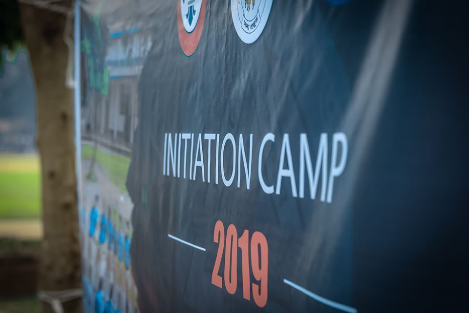 বি.এ.এফ শাহীন কলেজ ঢাকা এয়ার রোভার স্কাউট ইউনিট" এর সহচর পর্যায়ের দীক্ষা ক্যাম্প