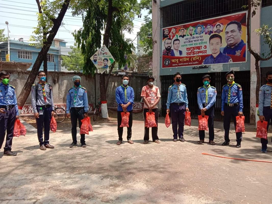 হ্যান্ড সেনিটাইজার বিতরন