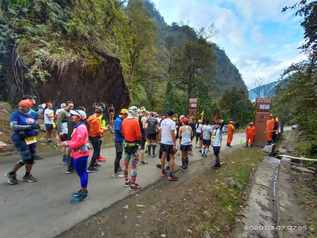 Promoting of volunteerism through volunteering in Bhutan International Marathon.
