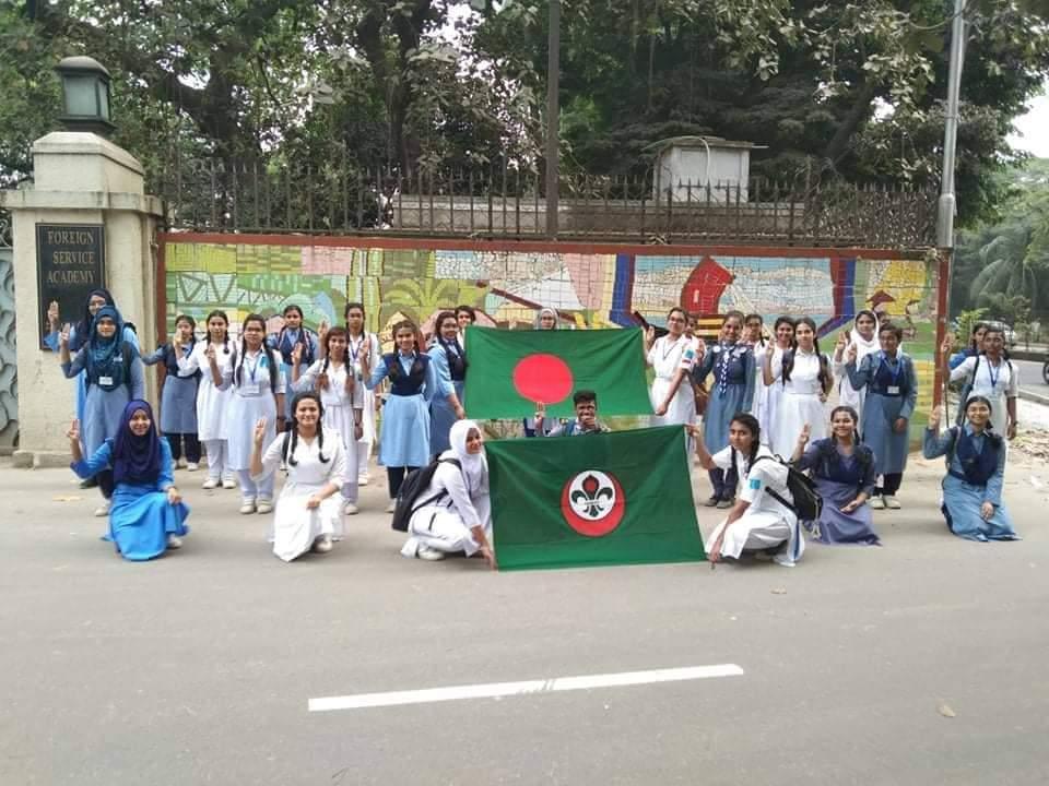 সিদ্ধেশ্বরী গার্লস কলেজ গ্রুপ ক্যাম্প-২০১৯