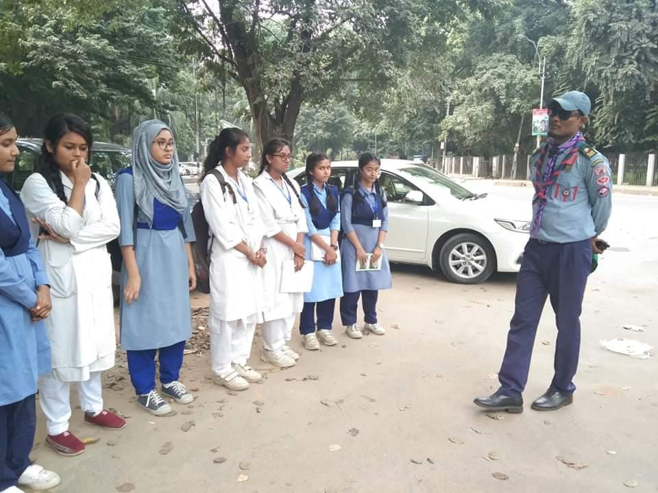 সিদ্ধেশ্বরী গার্লস কলেজ রোভার স্কাউট গ্রুপ ক্যাম্প-২০১৯  