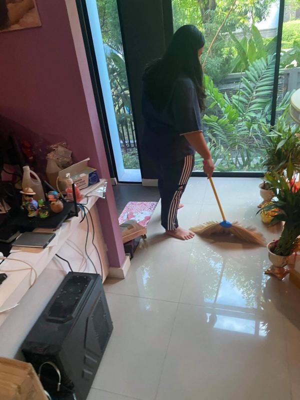 กวาดพื้น