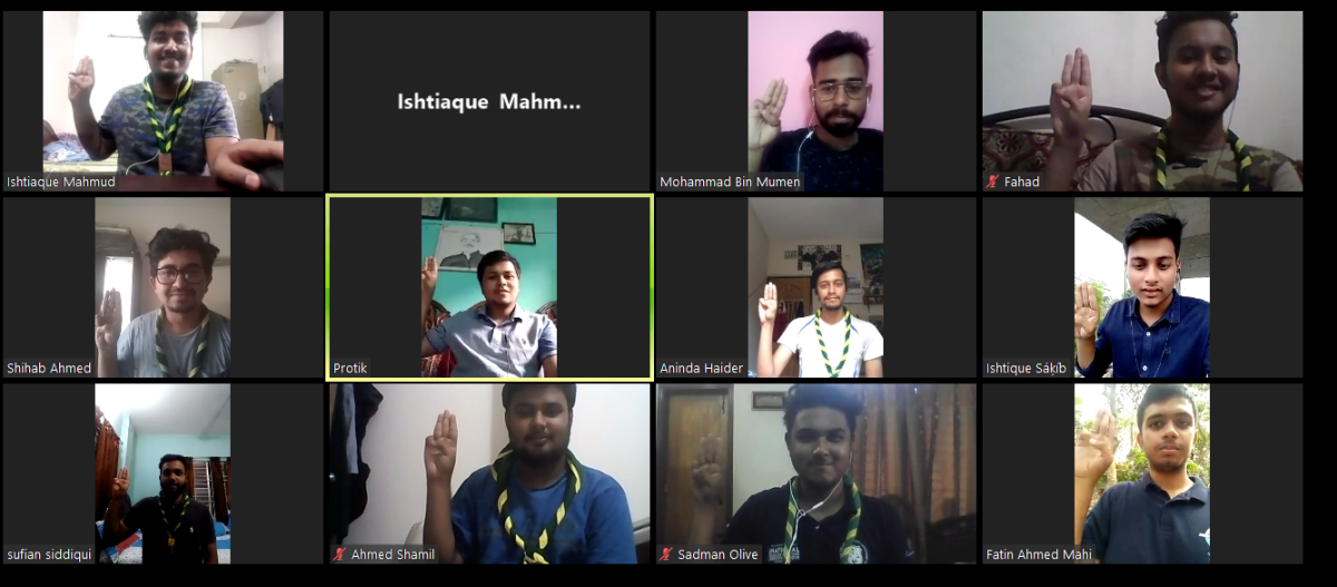 Virtual meeting on CORONA time action 