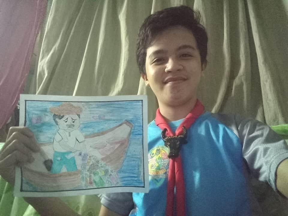 Marine Pollution Poster Making