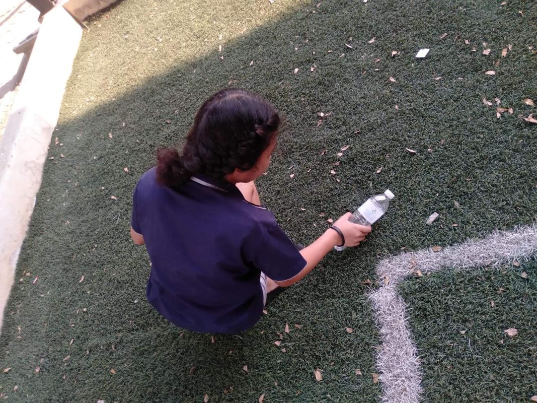 เก็บขยะ