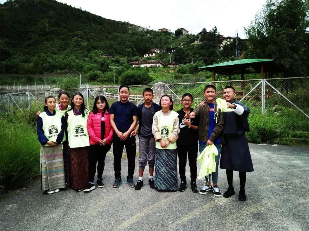 cleaning campaign at ecological park