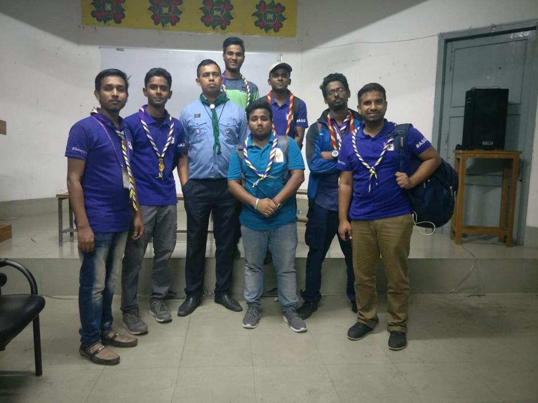 উদয়ন উচ্চ মাধ্যমিক বিদ্যালয়ের বাষিক তাবুবাস ও দীক্ষা গ্রহণ